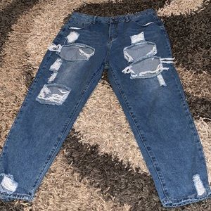 Shein Jeans 1XL inseam 27 37W good cond